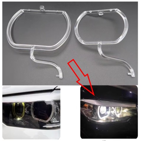 Fibra Ottica Policarbonato Destro DRL BMW Serie 5 G30 Ricambio Faro Led Acrylic Tube Guide Strip Light