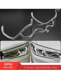 Fibra Ottica Policarbonato Sinistro DRL BMW Serie 5 G30 G38 Ricambio Faro Led Acrylic Tube Guide Strip Light 2
