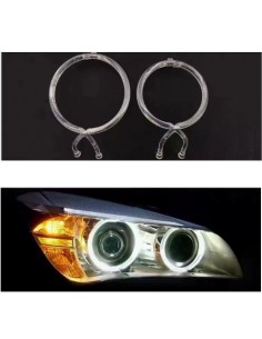 Fibra Ottica Policarbonato DRL BMW Serie X1 E84 Ricambio Faro Led Acrylic Tube Guide Strip Light