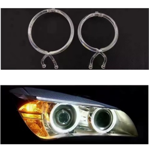 Fibra Ottica Policarbonato DRL BMW Serie X1 E84 Ricambio Faro Led Acrylic Tube Guide Strip Light