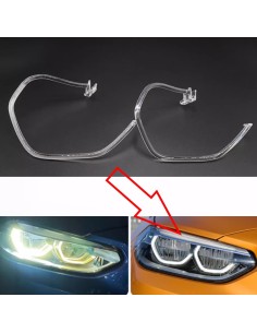 Fibra Ottica Policarbonato Destro DRL BMW Serie 1 F52 Ricambio Faro Led Acrylic Tube Guide Strip Light