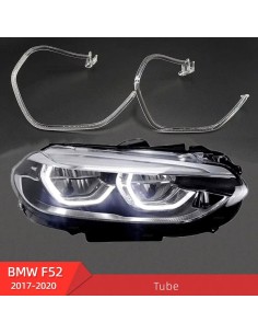 Fibra Ottica Policarbonato Destro DRL BMW Serie 1 F52 Ricambio Faro Led Acrylic Tube Guide Strip Light 2