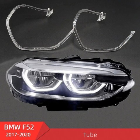 Fibra Ottica Policarbonato Sinistro DRL BMW Serie 1 F52 Ricambio Faro Led Acrylic Tube Guide Strip Light