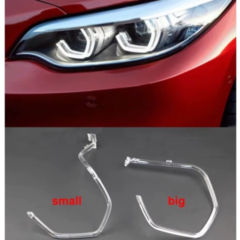 Fibra Ottica Policarbonato Destro DRL BMW Serie 2 F22 M2 Ricambio Faro Led Acrylic Tube Guide Strip Light