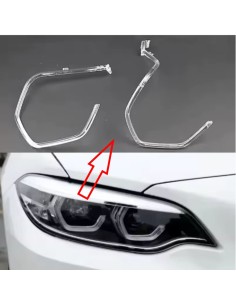 Fibra Ottica Policarbonato Destro DRL BMW Serie 2 F22 M2 Ricambio Faro Led Acrylic Tube Guide Strip Light 2