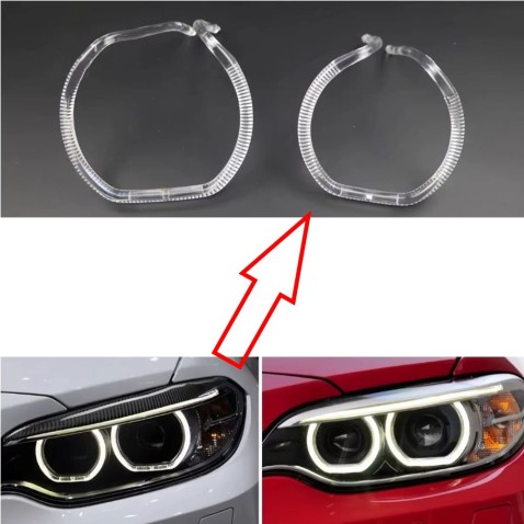 Fibra Ottica Policarbonato Sinistro DRL BMW Serie 2 F22 F23 Ricambio Faro Led Acrylic Tube Guide Strip Light