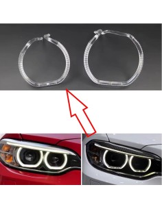 Fibra Ottica Policarbonato Destro DRL BMW Serie 2 F22 F23 Ricambio Faro Led Acrylic Tube Guide Strip Light