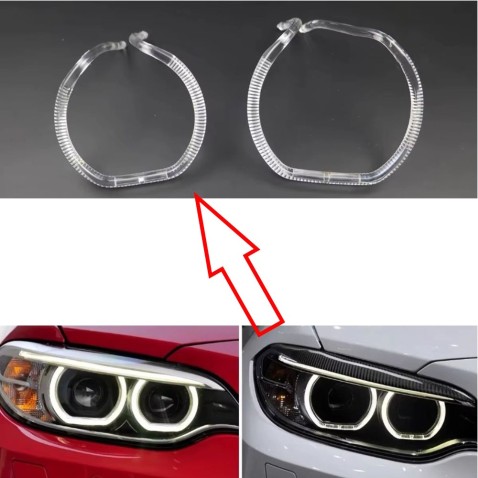Fibra Ottica Policarbonato Destro DRL BMW Serie 2 F22 F23 Ricambio Faro Led Acrylic Tube Guide Strip Light