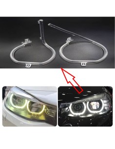 Fibra Ottica Policarbonato Sinistro DRL BMW Serie 3 F34 Ricambio Faro Led Acrylic Tube Guide Strip Light