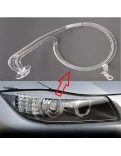 Fibra Ottica Policarbonato Destro DRL BMW Serie 3 E90 Ricambio Faro Led Acrylic Tube Guide Strip Light