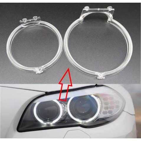 Fibra Ottica Policarbonato Sinistro DRL BMW Serie 5 F10 F18 2010-2013 Ricambio Faro Led Acrylic Tube Guide Strip Light