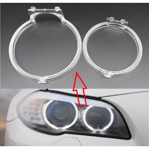Fibra Ottica Policarbonato Destro DRL BMW Serie 5 F10 F18 2010-2013 Ricambio Faro Led Acrylic Tube Guide Strip Light