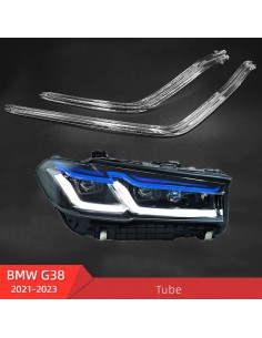 Fibra Ottica Policarbonato Sinistro DRL BMW Serie 5 G30 G38 Ricambio Faro Acrylic Tube Guide Strip Light 2