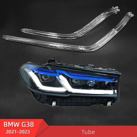 Fibra Ottica Policarbonato Sinistro DRL BMW Serie 5 G30 G38 Ricambio Faro Acrylic Tube Guide Strip Light