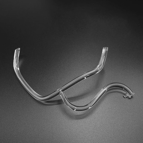 Fibra Ottica Policarbonato Sinistro DRL BMW Serie 6 GT G32 Ricambio Faro Led Acrylic Tube Guide Strip Light