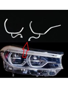 Fibra Ottica Policarbonato Destro DRL BMW Serie 6 GT G32 Ricambio Faro Led Acrylic Tube Guide Strip Light 2