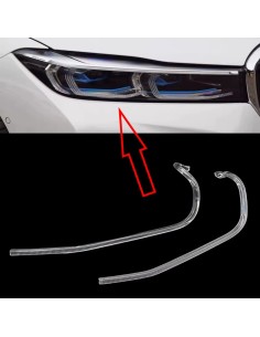 Fibra Ottica Policarbonato Destro DRL BMW Serie 7 G11 G12 Ricambio Faro Led Acrylic Tube Guide Strip Light