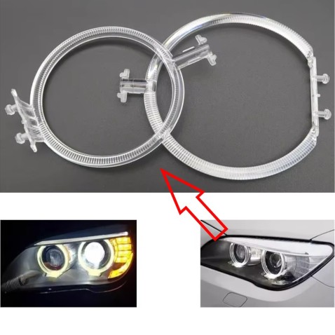 Fibra Ottica Policarbonato Sinistro DRL BMW Serie 7 F02 Ricambio Faro Led Acrylic Tube Guide Strip Light