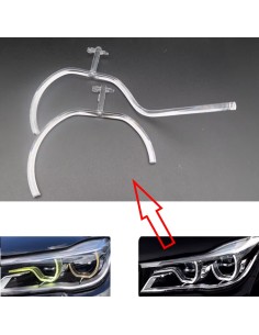 Fibra Ottica Policarbonato Sinistro DRL BMW Serie 7 G11 G12 HIGH Ricambio Faro Led Acrylic Tube Guide Strip Light