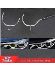 Fibra Ottica Policarbonato Sinistro DRL BMW Serie 7 G11 G12 HIGH Ricambio Faro Led Acrylic Tube Guide Strip Light 2