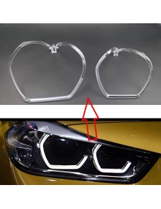 Fibra Ottica Policarbonato Destro DRL BMW Serie X2 F39 Ricambio Faro Led Acrylic Tube Guide Strip Light