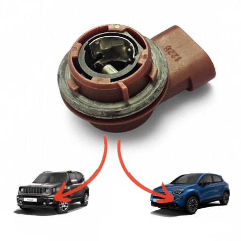 Portalampada P21W Jeep Renegade Fiat 500x 68285062AA Cablaggio Connettore Luci Diurne