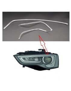 Acrylic Tube Light Guide Strip Light DRL Sinistro Audi A5 8T3 Ricambio Faro Fibra Ottica