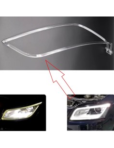 Acrylic Tube Light Guide Strip Light DRL Sinistro Audi Q5 8RB Ricambio Faro Fibra Ottica