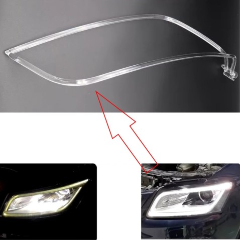 Acrylic Tube Light Guide Strip Light DRL Sinistro Audi Q5 8RB Ricambio Faro Fibra Ottica