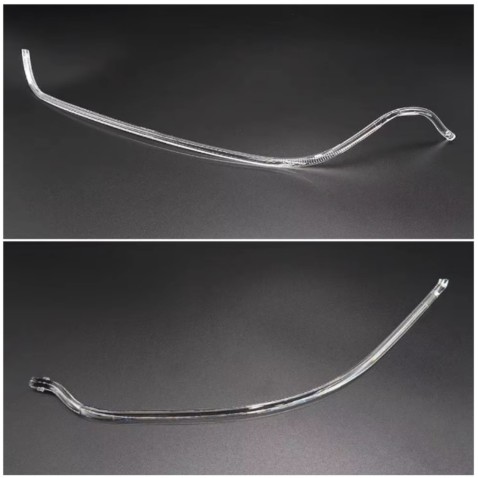 Acrylic Tube Light Guide Strip Light DRL Destro Audi A4 B8 PA Ricambio Faro Fibra Ottica