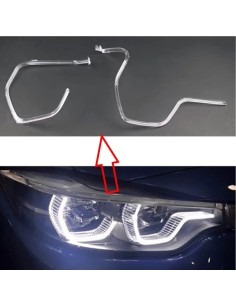 Fibra Ottica Policarbonato Destro DRL BMW Serie 4 F32 F36 F80 F83 F83 Ricambio Faro Led Acrylic Tube Guide Strip Light