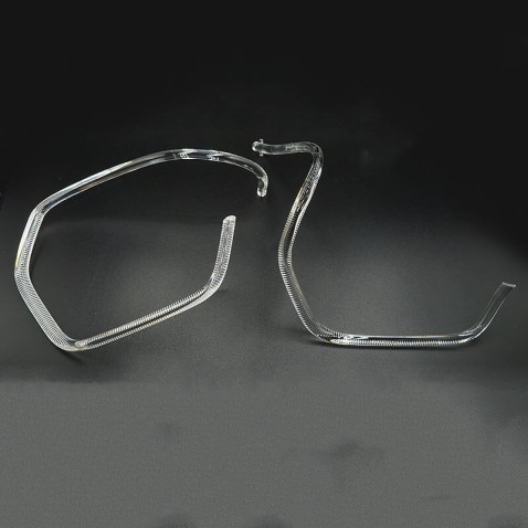 Fibra Ottica Policarbonato Destro DRL BMW Serie X3 X4 G02 G08 F97 F98 Ricambio Faro Led Acrylic Tube Guide Strip Light