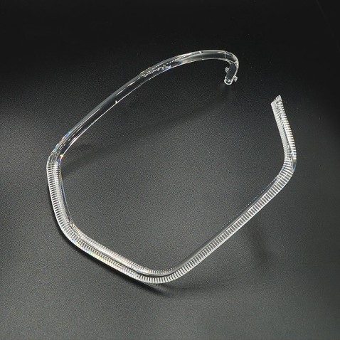 Fibra Ottica Policarbonato Destro DRL BMW Serie X3 X4 G02 G08 F97 F98 Ricambio Faro Led Acrylic Tube Guide Strip Light