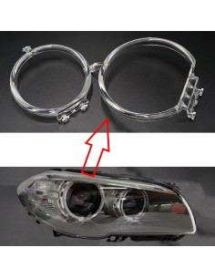 Fibra Ottica Policarbonato Destro DRL BMW Serie 5 F10 F18 Ricambio Faro Led Acrylic Tube Guide Strip Light