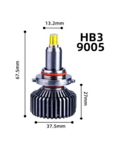 Lampade Led HB3 9005 360° Bianco Freddo 6000k Faro Lenticolare Faro Lenticolare 2