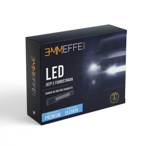 Faretto LED Inossidabile 35W 6000k Diametro 105 mm Angel Arancione Omologato Luce 12V 24V Impermeabile Faro da Lavoro