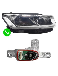 Modulo Led 761998478C 21565902 VW Touareg CR7 Faro DRL Indicatore di Direzione Destro Luce Diurna