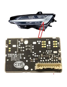 Modulo LED 219111-01 Volvo S60 V60 Sinistro Faro Indicatore di Direzione Luce diurna DRL