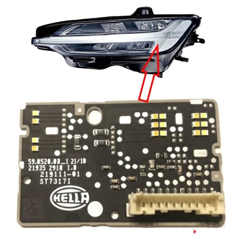 Modulo LED 219111-01 Volvo S60 V60 Sinistro Faro Indicatore di Direzione Luce diurna DRL