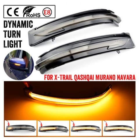 Led Sequenziale Freccia Specchietto Nissan Qashqai Mirror Light