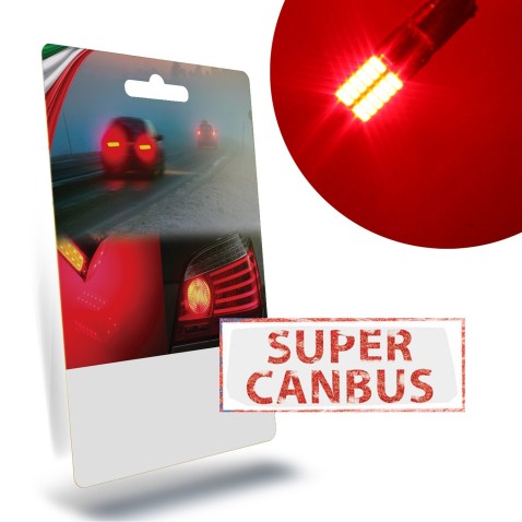 T15 WY16W Led Super Canbus Rosso Posizione Retronebbia Stop STAR Series