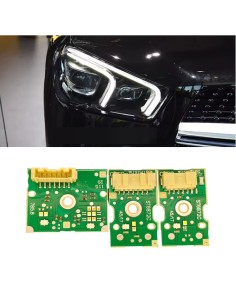 Modulo Led 7 PIN Faro Luci Mercedes W167 Indicatori di Direzione e DRL Destro Blu Welcome