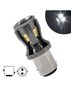 Lampada Led P21/5W Bay15d Led 14 x 2835 SMD Bianco 6000k
