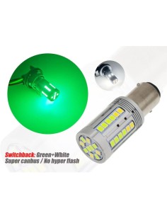 Lampada Led P21/5W Per Conversione Auto Americane Posizione e Freccia Bay15d Led SMD